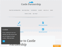 Tablet Screenshot of castle-partnership.co.uk